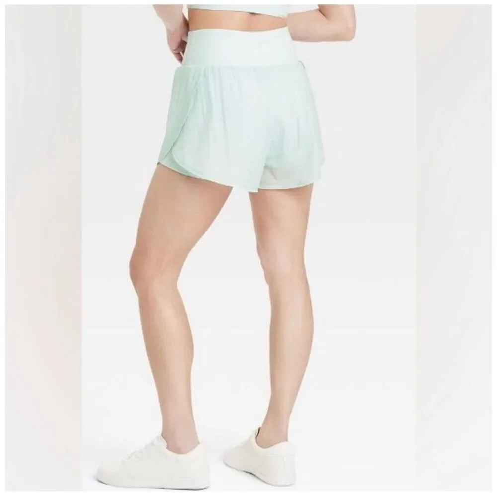 All in Motion 2 in 1 Shorts Size XS Sea Foam Green New